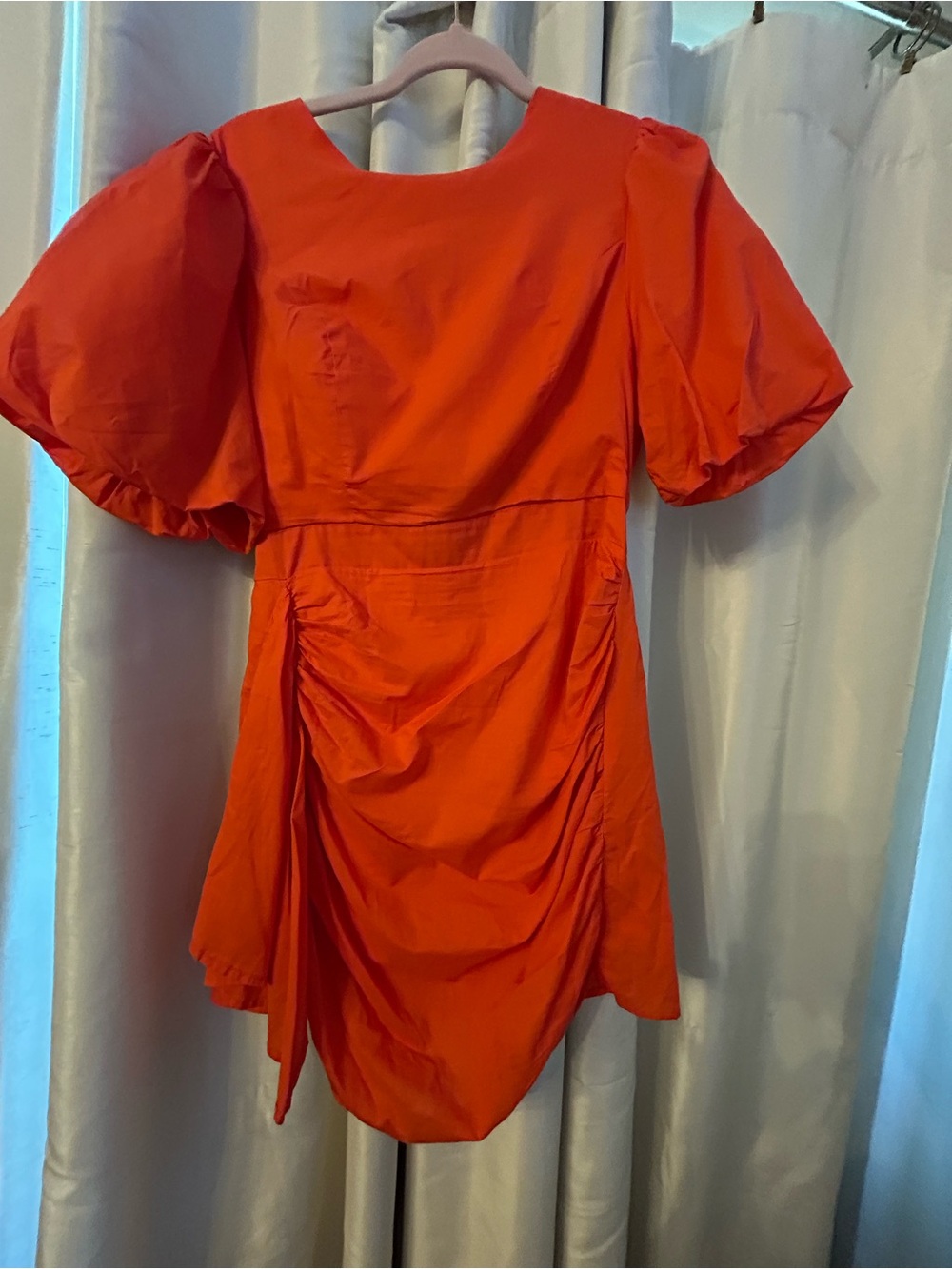 Strut & Bolt Puff Sleeve Mini Dress